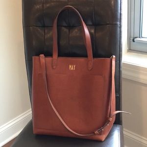 Madewell Medium Transport Bag Cognac